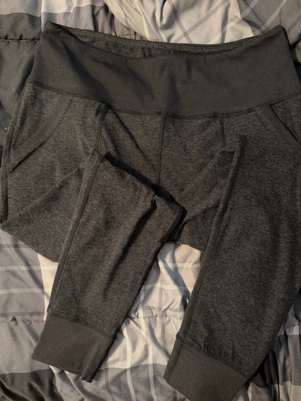 Zella Kids Charcoal Gray High-Waist Active Leggings